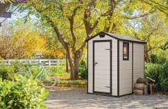 Casă de grădină Keter MANOR 4 x 6 bej, cu podea