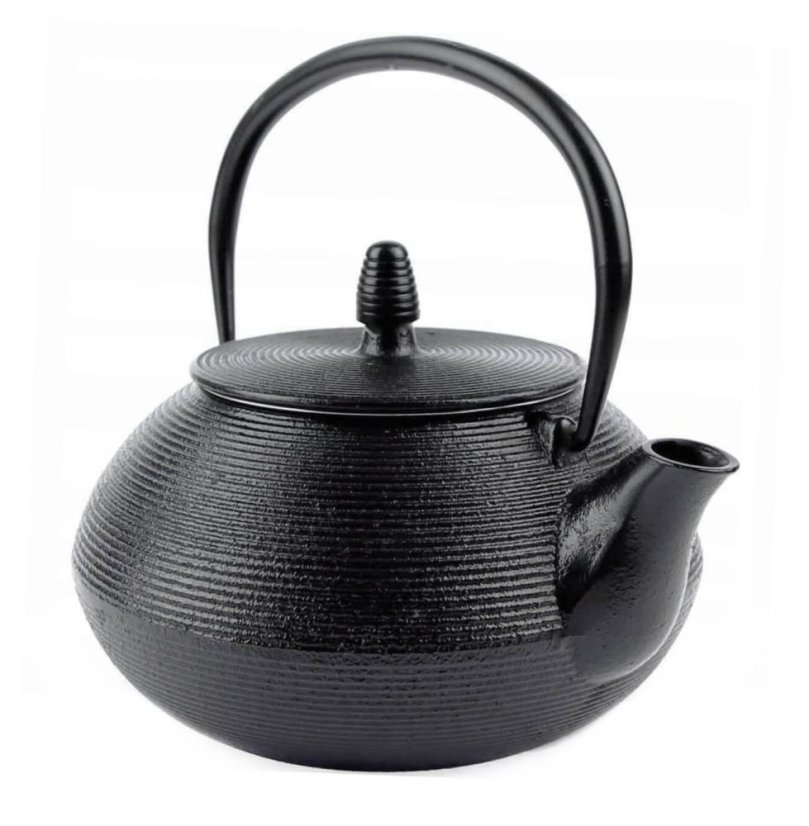 Ceainic din fonta Sakura 0,8 l negru