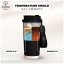 Cană termică din oțel inoxidabil pentru cafea și ceai, 0,5 l, colecția Black Rose