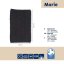 Koupelnová předložka MARIE 70% recyklovaný PES/30% bavlna černá 60x100x2 cm