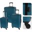 Set de 3 valize de călătorie din plastic 50 / 60 / 70 cm kerosen Set de 3 valize de călătorie din plastic 50 / 60 / 70 cm kerosen