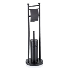 Set toaleta balansoar, negru 22x77,5 cm