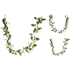 Dekoratívna oranžová girlanda