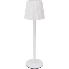 Stolná lampa 10 x 36 cm biela