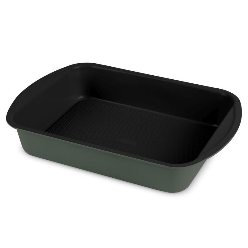 Bandeja de horno con superficie de titanio 35x27 cm Colección Verde Mate