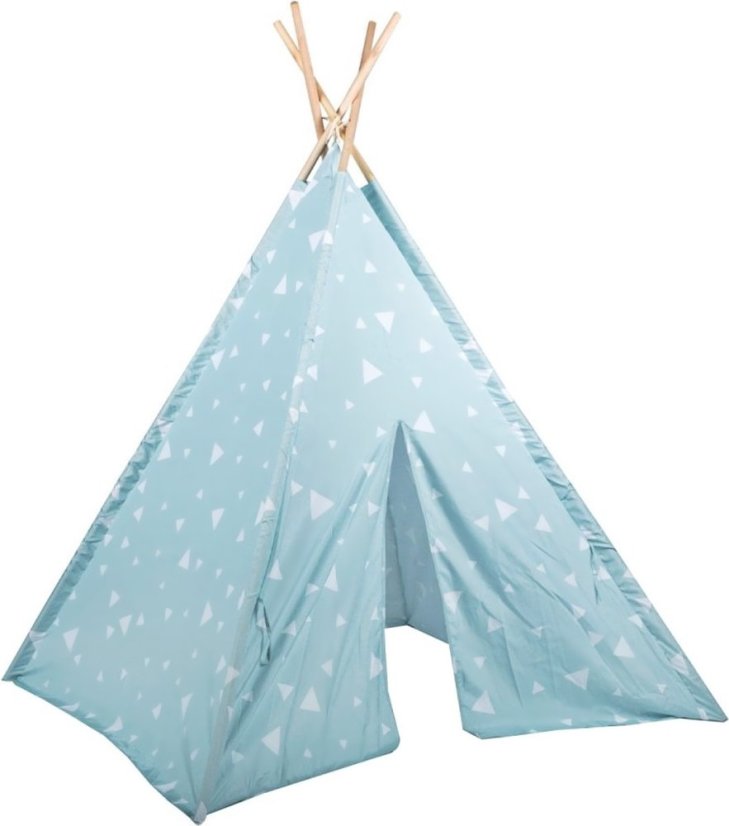 Detský stan teepee 120x120x150cm modrá