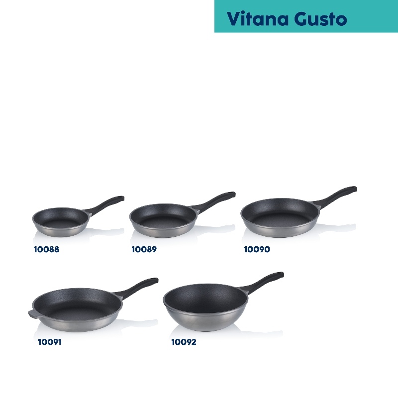 Pánev Vitana Gusto litý hliník šedá 28 x 6 cm