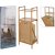 Raft de baie cu cos de rufe 95 cm