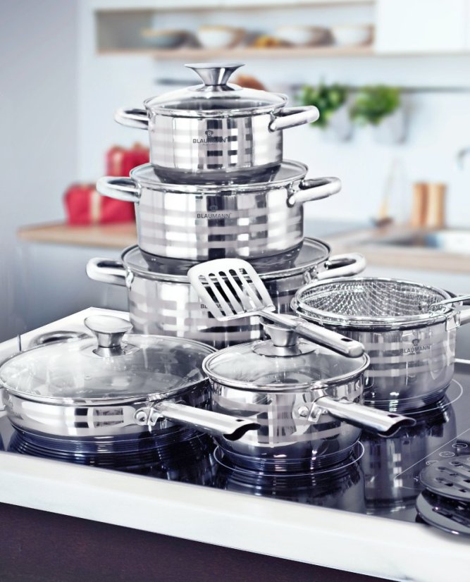 Sada nádobí nerez 27 ks Jumbo Gourmet Line