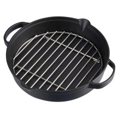 Oală din fontă cu grătar dia. Modular culinar de 29 cm