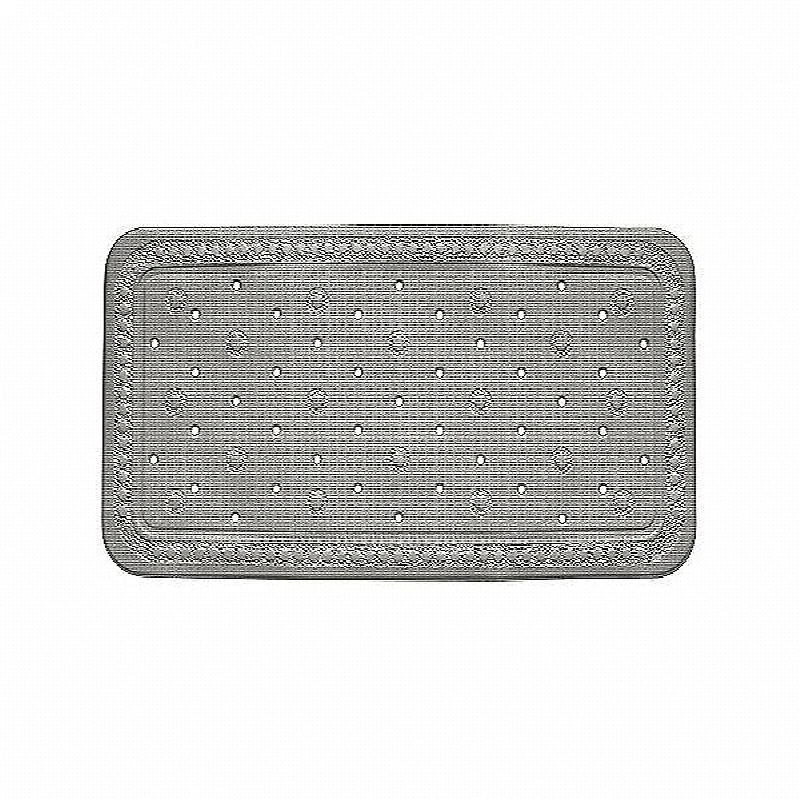 Vanová podložka KRETA PVC šedá 72x36cm