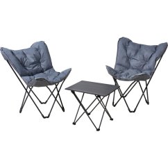 Kempingový nábytok stôl + 2 stoličky