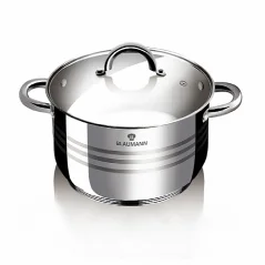 Hrnec s poklicí nerez 20 cm Gourmet Line