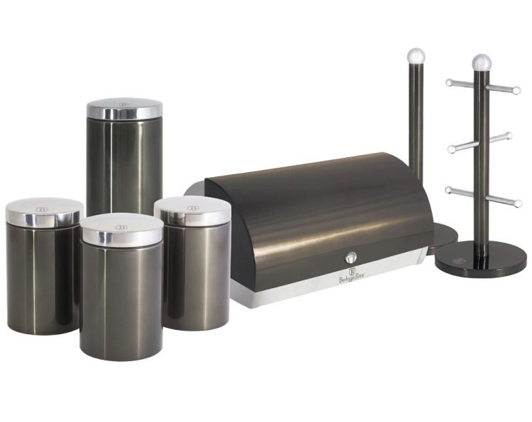 Dóza na potraviny sada 3 ks Carbon Metallic Line
