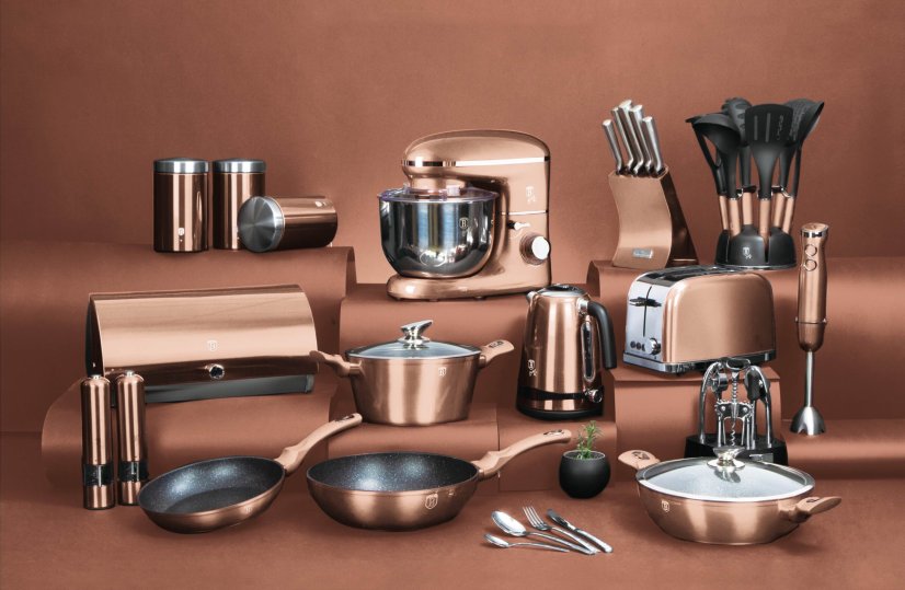 Dóza na potraviny sada 3 ks Rosegold Metallic Line
