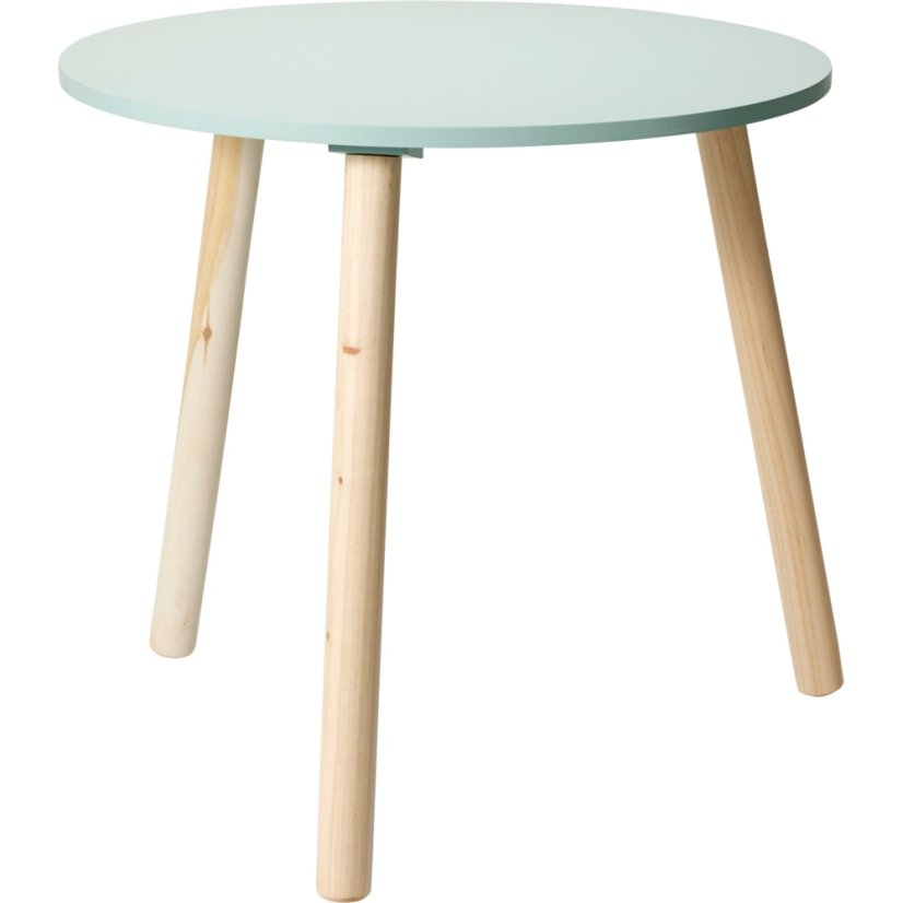 Detský stôl a stoličky sada 3 ks modrá