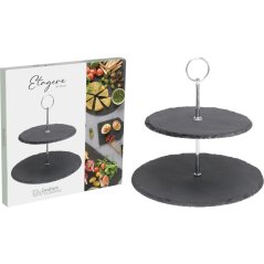 Servírovací stojan na jedlo 2 poschodia