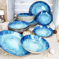 Jedálenská sada tanierov 6 ks porcelán 27 cm OCEAN