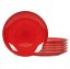 Dezertní talíře sada 6 ks 19 cm červené RUBY RED