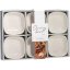 Snack castron porțelan set de 6 buc pătrat