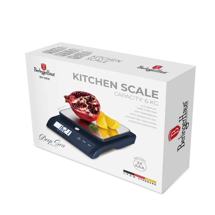 Kuchynská digitálna váha 6 kg Deep Sea Collection