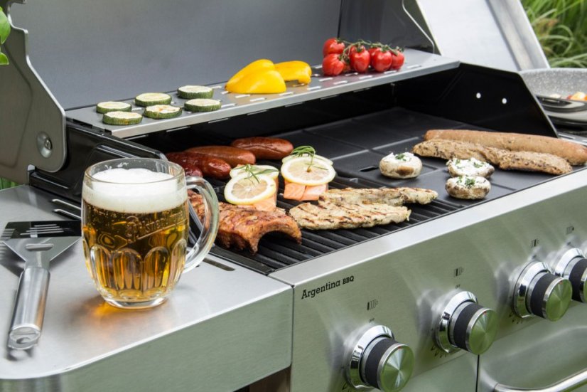 Plynový gril G21 Argentina BBQ Premium line, 5 hořáků + zdarma redukční ventil