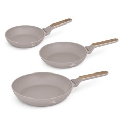 Sada pánví s titanovým povrchem 3 ks Taupe Nordic Collection Sada pánví s titanovým povrchem 3 ks Taupe Nordic Collection