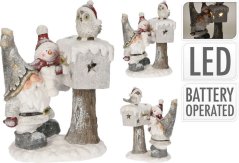 Decoratiunea de Craciun spiridusi cu iluminare LED 33 x 47 cm 2ASS