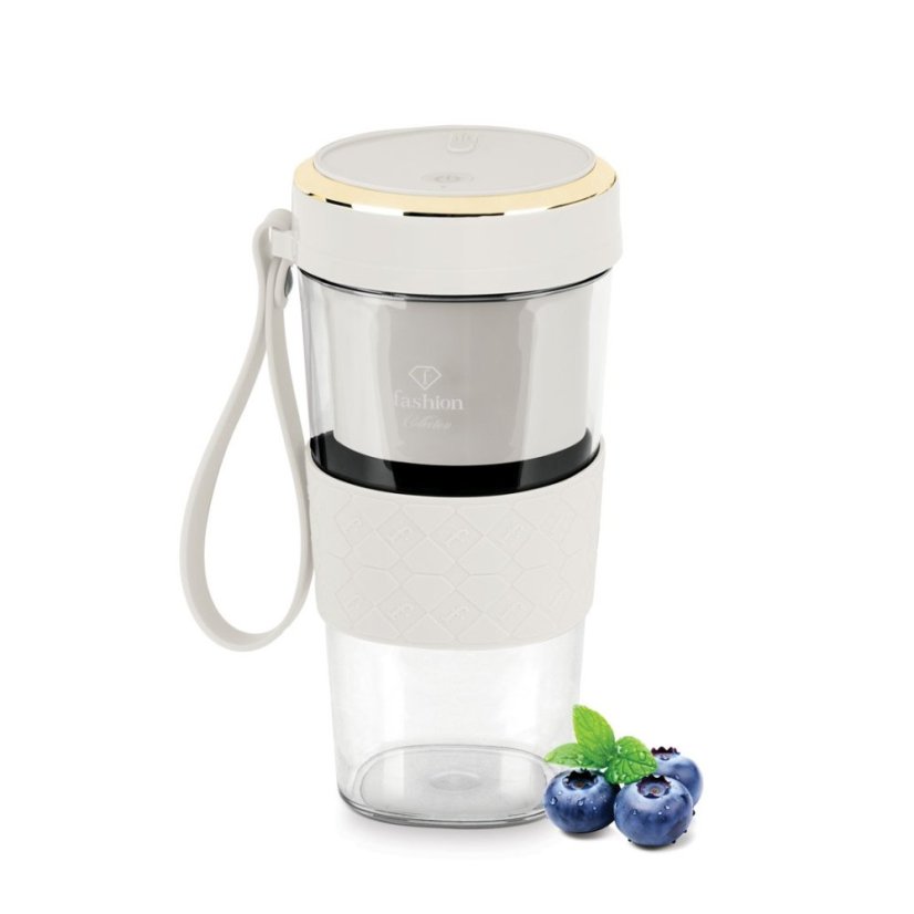 Blender portabil pentru smoothie cu USB-C din colecția Cream Gold