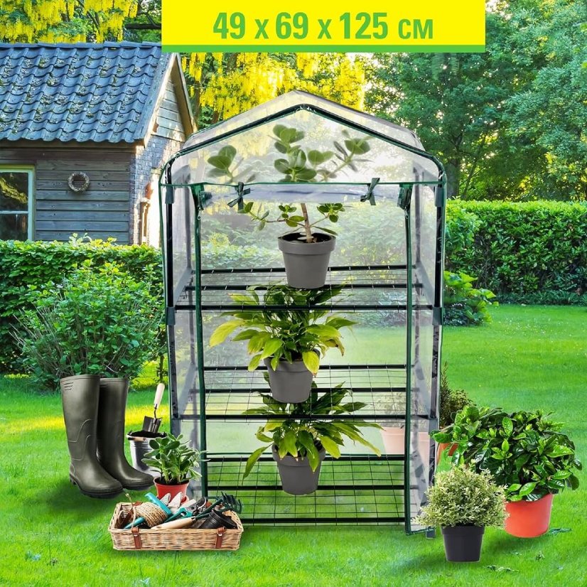 Brad de gradina folio 3 rafturi 69x49x125 cm