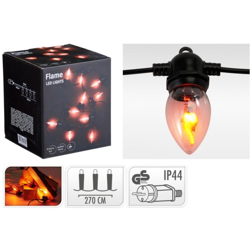 Ghirlandă luminoasă cu 10 LED-uri