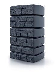 Barril Prosperplast TOWER STONE antracita 500l