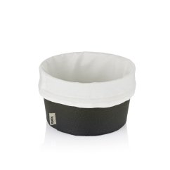 Košík na chleba Grana PU kůže černá 11,0cm 19,0cm