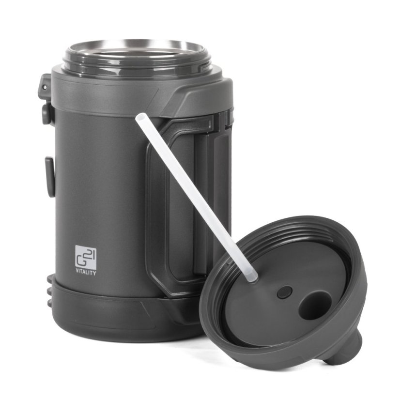 G21 termoska z nerezovej ocele 3800 ml, čierno-sivá