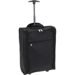 Bagaj de mână pe roți pentru avioane 30 l negru