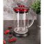 Ceai și cafea French Press 600 ml Burgundy Metallic Line