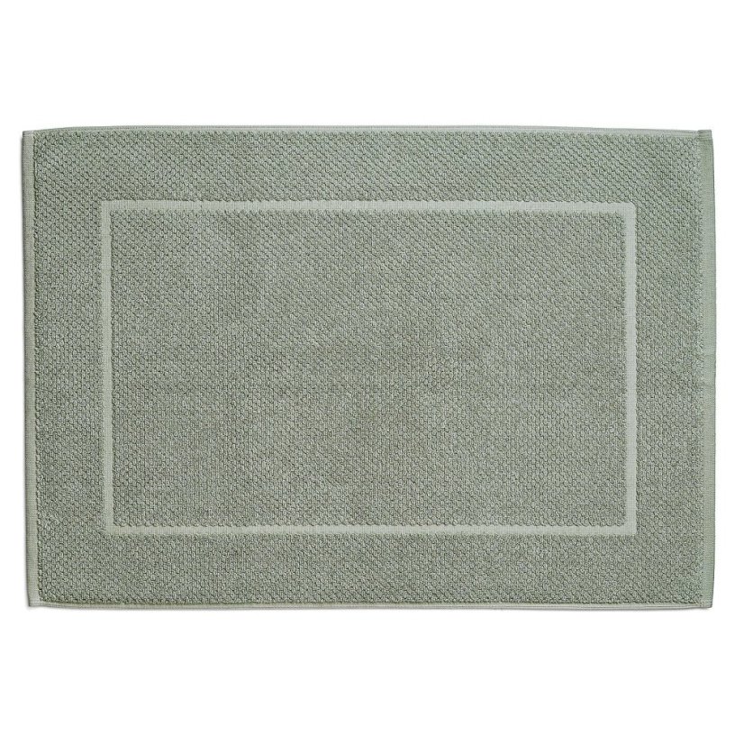 Koupelnová předložka LAVINIA 100% biobavlna světle šedá 50x70 cm