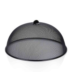Capac pentru alimente Como metal negru 15 cm 35 cm diametru