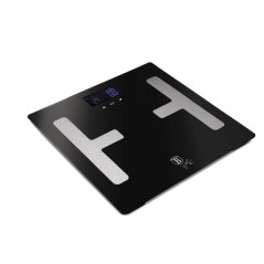 Osobní váha s měřením tuku, svalů a vody 180 kg Matte Black Collection