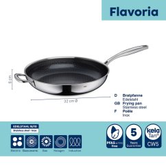 Pánev nerezová Flavoria 32 cm, 3,7 l Pánev nerezová Flavoria 32 cm, 3,7 l