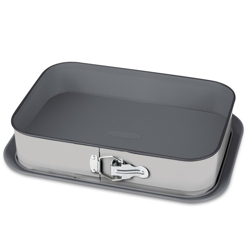 Forma na dort hranatá s titanovým povrchem 39x27 cm Aspen Collection