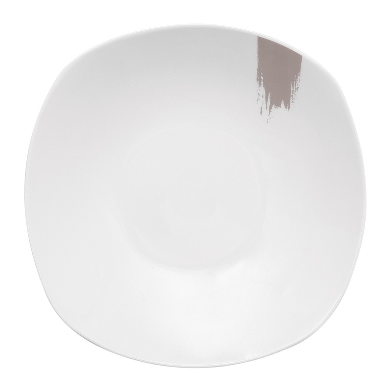 Jídelní sada talířů 18 ks Taupe Collection bílá-šedá