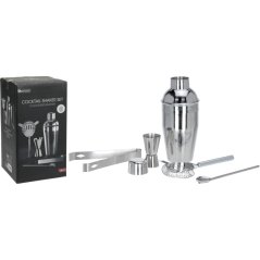 Set barman shaker din oțel inoxidabil 5 buc