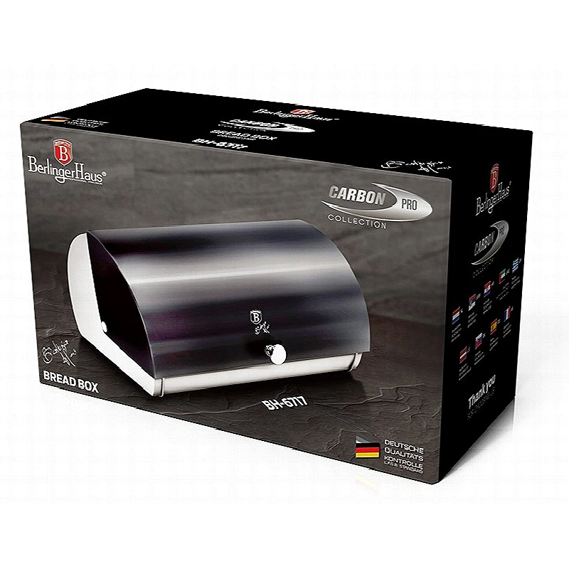 Nerezový chlebník Carbon PRO Line