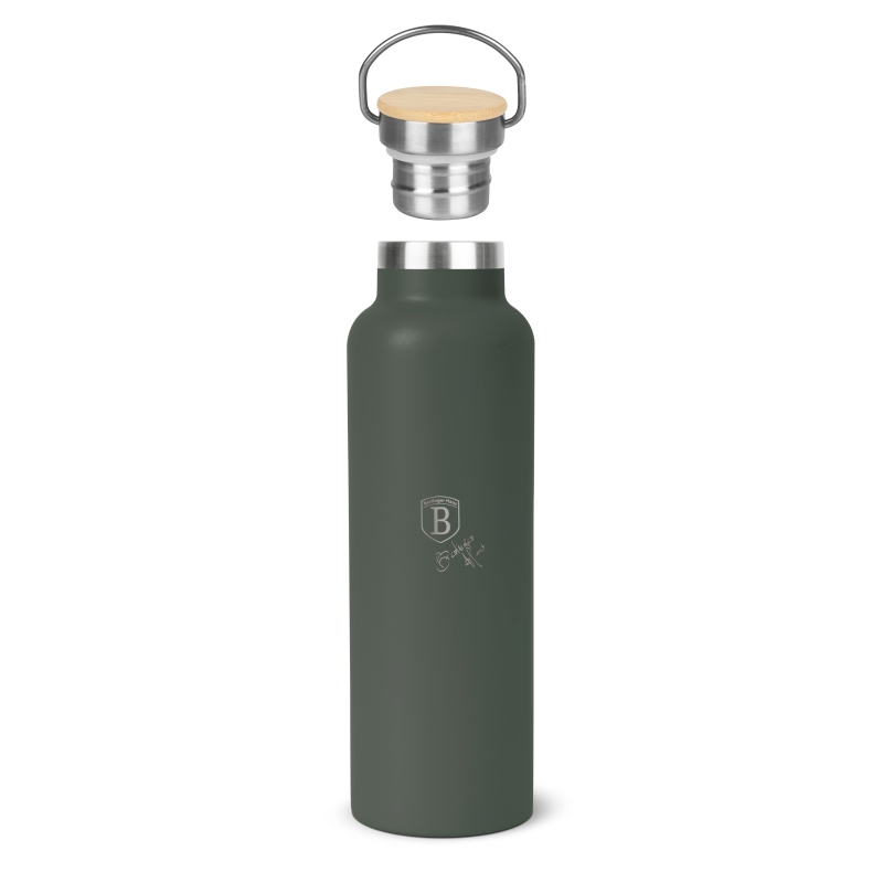 Termoska lahev s dvojitou stěnou nerez 0,6 l Matte Green Collection