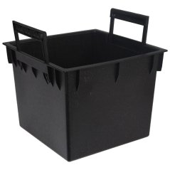 Květináč s obalem 24 cm hnědá
