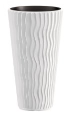 Květináč Prosperplast SANDY SLIM bílý 39 cm Květináč Prosperplast SANDY SLIM bílý 39 cm