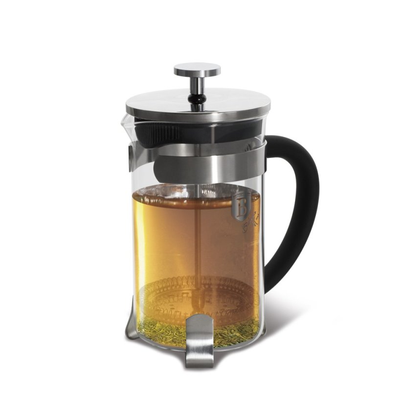 Konvička na čaj a kávu French Press 800 ml černá