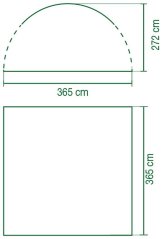Přístřešek FASTPITCH SHELTER \"L\"