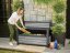 Bancă de grădină Keter Deco Garden Bench, culoare Storm grey